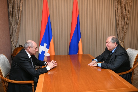 Ի՞նչ հարցեր են քննարկել Արմեն  Սարգսյանը և Բակո Սահակյանը Ստեփանակերտում