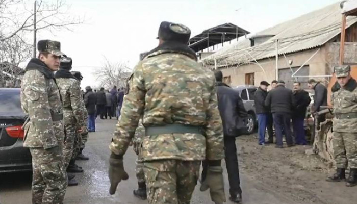 Զոհված զինծառայող Վահրամ Ավագյանին հուղարկավորեցին. ներկա էր նախարարը