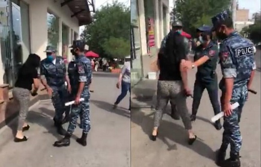 Դիմակի պատճառով միջադեպ քաղաքացու եւ ոստիկանների միջեւ