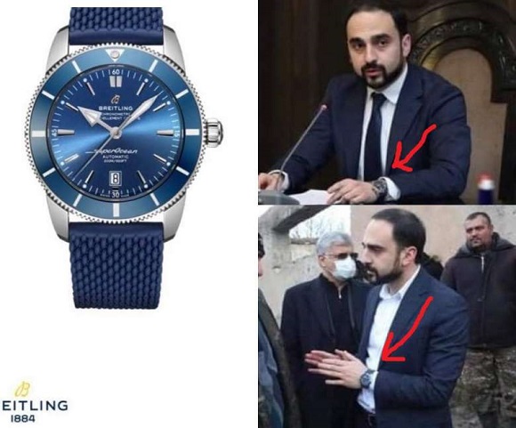 Սա Ավինյանն է` իր 3 միլիոն ՀՀ դրամ արժողությամբ ժամացույցով. Անի Կաղինյան