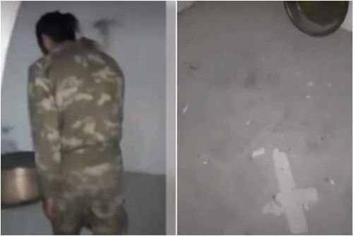 Ադրբեջանցիները դարձյալ հայկական եկեղեցի են պղծել