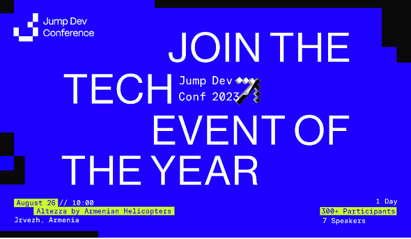Երևանում տեղի կունենա Jump Dev Conference-ը՝ միավորելու աշխարհահռչակ ՏՏ կազմակերպությունների ներկայացուցիչներին և հայ մասնագետներին