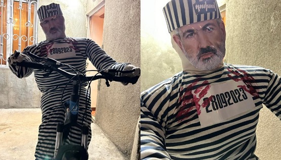 «Ոստիկանների կողմից «բերման ենթարկված» խամաճիկը»