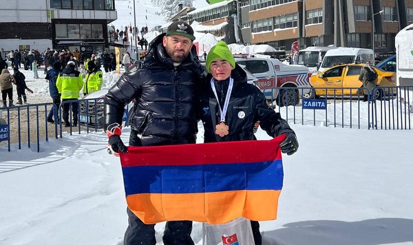 Հայ լեռնադահուկորդը բրոնզե մեդալ է նվաճել Թուրքիայում
