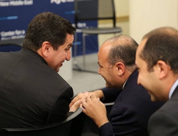 Լուսանկարը հրապարակել են ադրբեջանական լրատվամիջոցները.  Մկրտչյանի ու Հաջիևի շատ ջերմ ձեռքսեղմումը