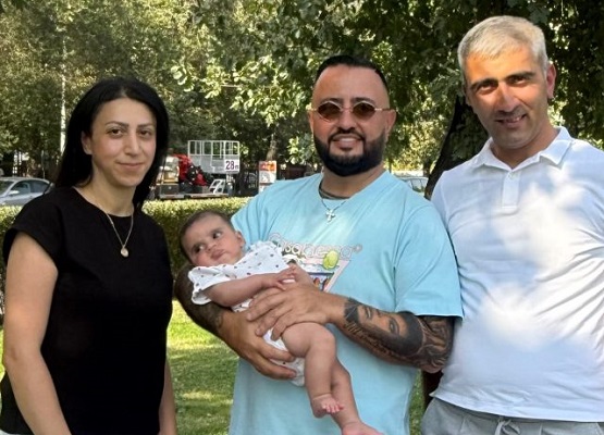 Սուպեր Սաքոյի նվիրատվության շնորհիվ երիտասարդ ընտանիքում աղջիկ է լույս աշխարհ եկել