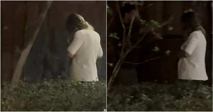 «Էս հանվում, նոր ա պադեզդ մտնու՞մ». ԱՆ նախարար Սրբուհի Գալյանին նկարել են նախկին փոխքաղաքապետի հետ կոճակները արձակելով Կենտրոնի շենքերից մեկը մտնելիս