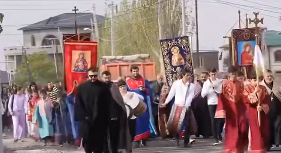 Արագածոտնի թեմում մեծ հանդիսավորությամբ նշվել է Սուրբ Գևորգ զորավարի տոնը