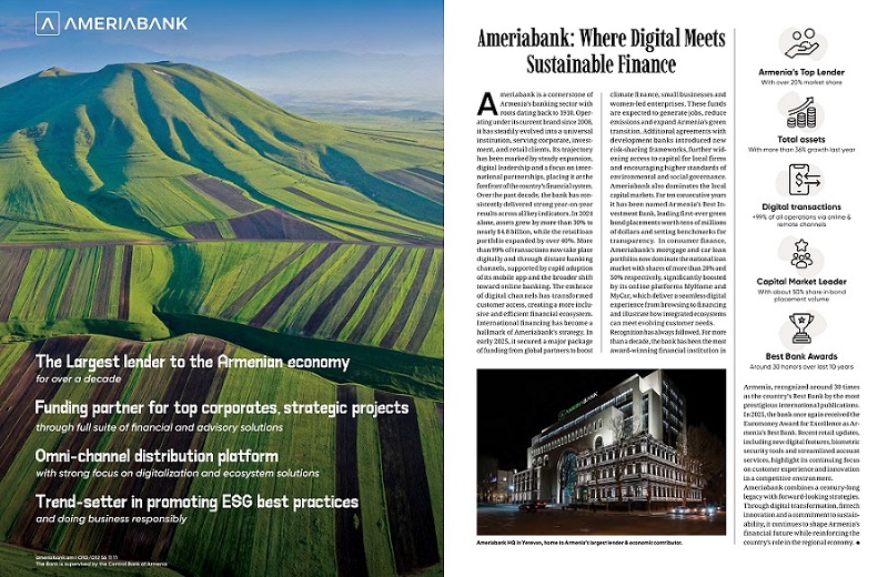 Համադրելով թվայինն ու կայուն ֆինանսավորումը. Forbes-ի անդրադարձն Ամերիաբանկին