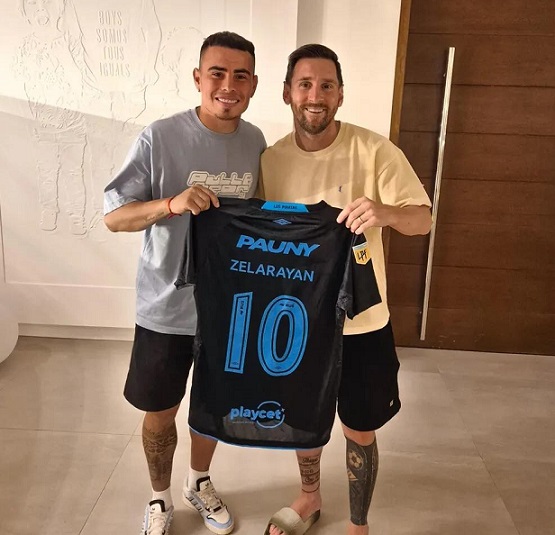 Լուկաս Սելարայանն իր մարզաշապիկն է նվիրել Լիոնել Մեսսիին