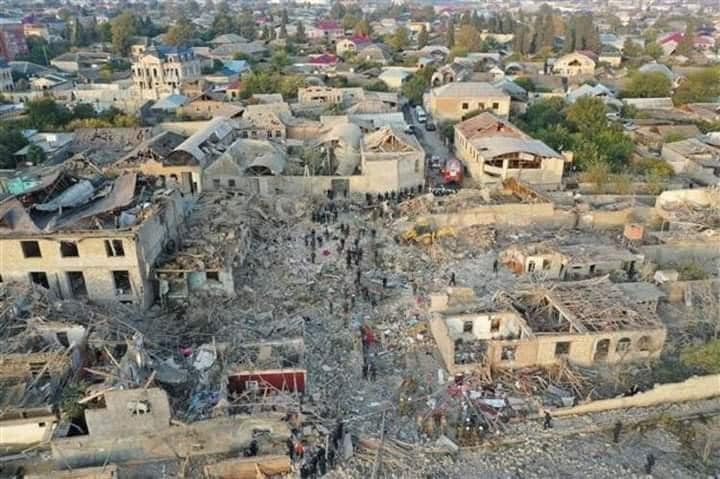 Գյանջա քաղաքում տեղակայված լեգիտիմ ռազմական նշանակետերը