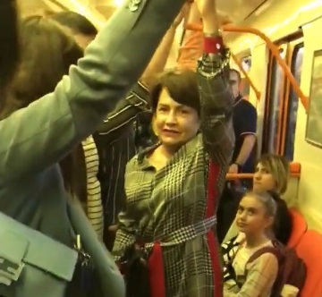 Նախագահի տիկին Նունե Սարգսյանն այսօր երթևեկել է մետրոյով