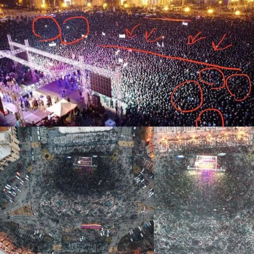 «Իմքայլականների» կողմից տարածվող երեկվա հավաքի լուսանկարը ֆոտոշոփի արդյունք է