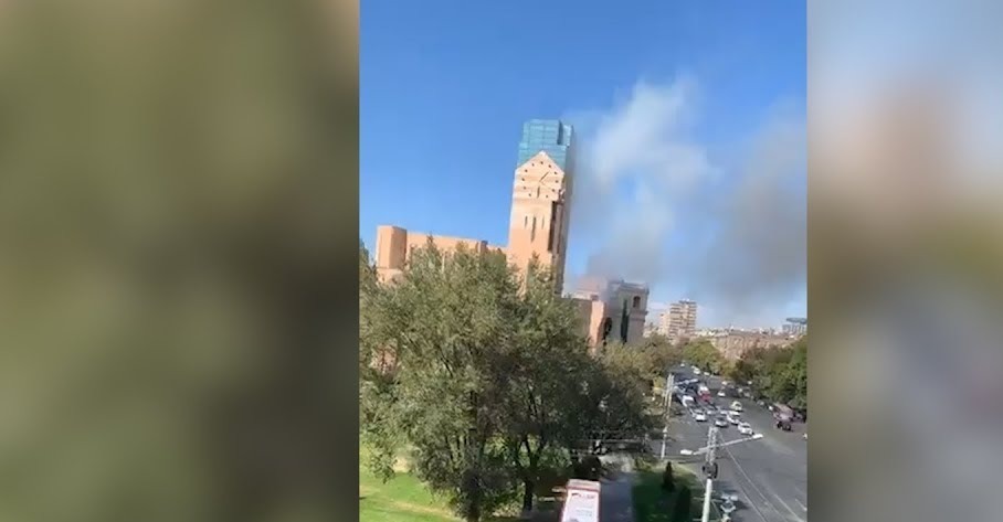 Հրդեհ` Երևանի քաղաքապետարանում 