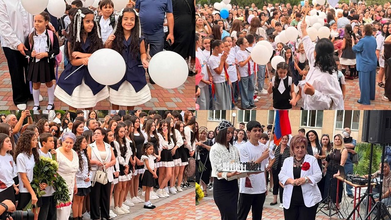Ժպիտներ,հուզմունք, շնորհավորական խոսքեր ու գեղեցիկ միջոցառում.սեպտեմբերի 1-ը` թիվ194 դպրոցում